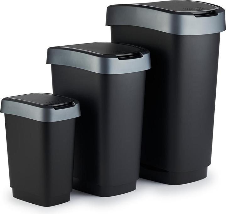 Produktbild Rotho Set. 3tlg. Swingeimer TWIST (50 l)