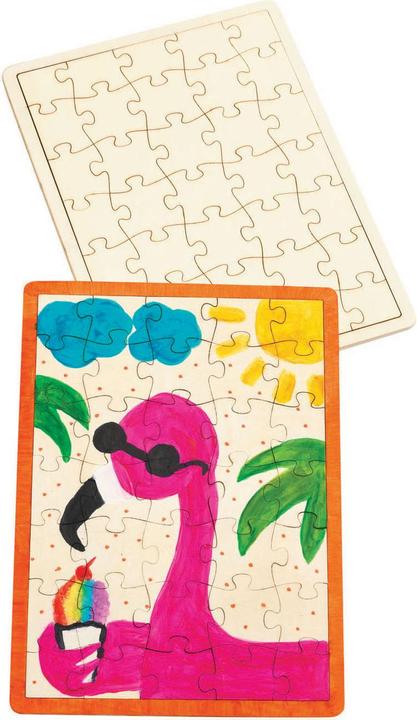 Immagine prodotto Colorations Colourings - Decora il tuo puzzle in legno, set di 6 pezzi