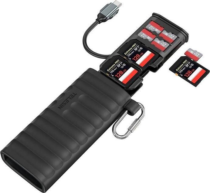 Actual product image Telesin Multifunctional card reader