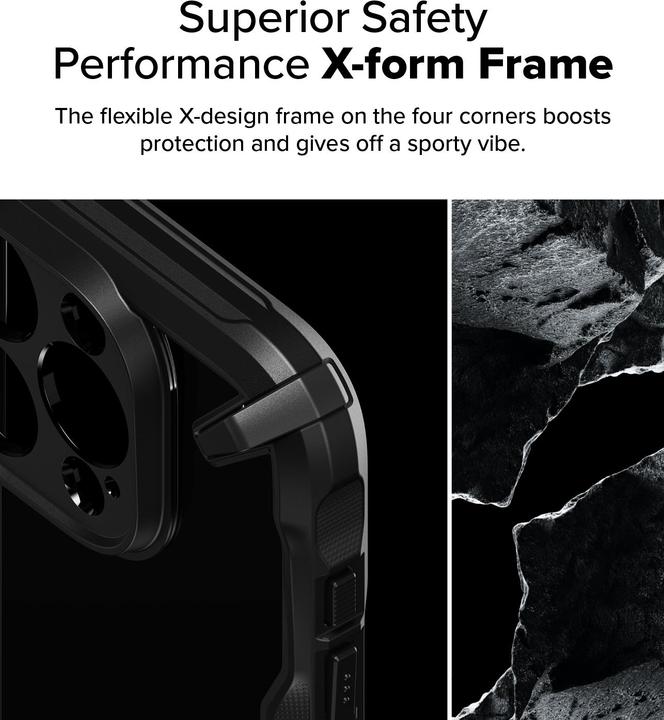 Actual product image Ringke Case for iPhone 16 Pro FUSION X BLACK (Apple iPhone 16 Pro)