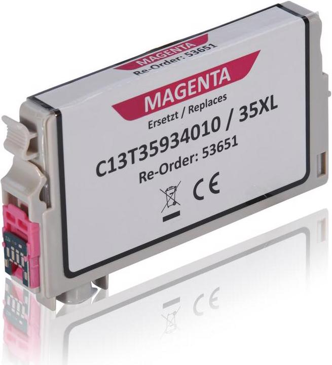 Produktbild Inkadoo Druckerpatronen kompatibel zu Epson C13T35934010 / 35XL Tintenpatrone, magenta Magenta (M)