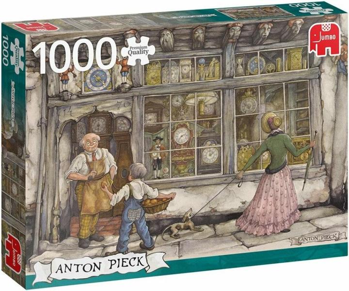 Produktbild Jumbo Premium Collection Anton Pieck, Der Uhrenladen 1000 Teile (1000 Teile)