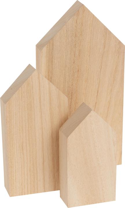 Immagine prodotto VBS Sagome di case, set di 3, legno di pino