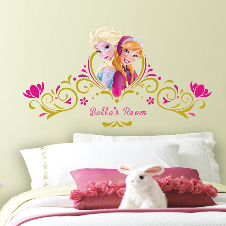 Produktbild Roommates RM - DISNEY Frozen Anna & Elsa personalisierbar (48 x 13 cm)