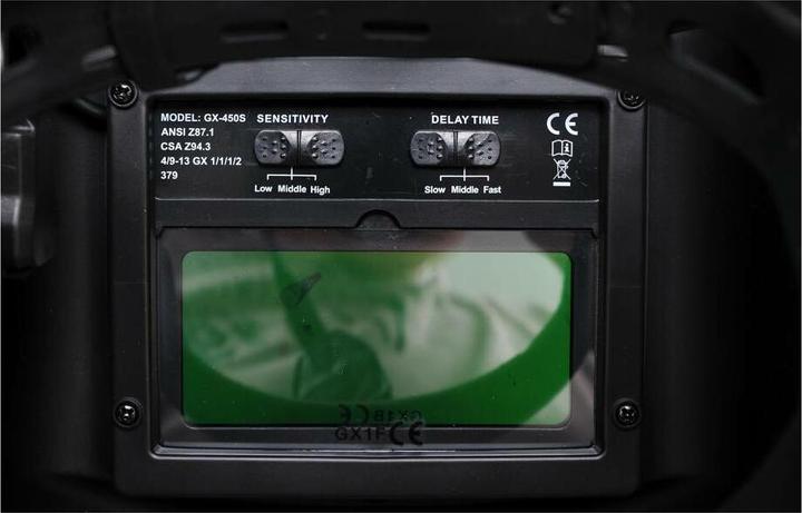 Actual product image Toya Auto Darkening Welding Helmet
