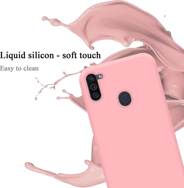 Actual product image Cadorabo TPU Liquid Silicone Case Cover (Samsung Galaxy M11, Samsung Galaxy A11)