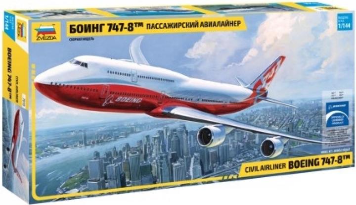 Produktbild Carson 1:144 Passagier-Flugzeug Boeing 747-8