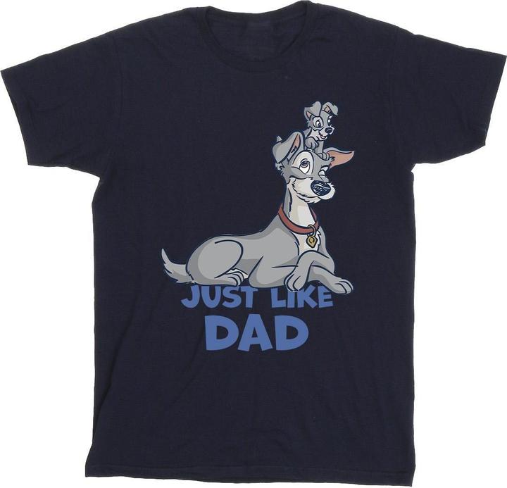Produktbild Disney Lady And The Tramp Just Like Dad TShirt (XXL)
