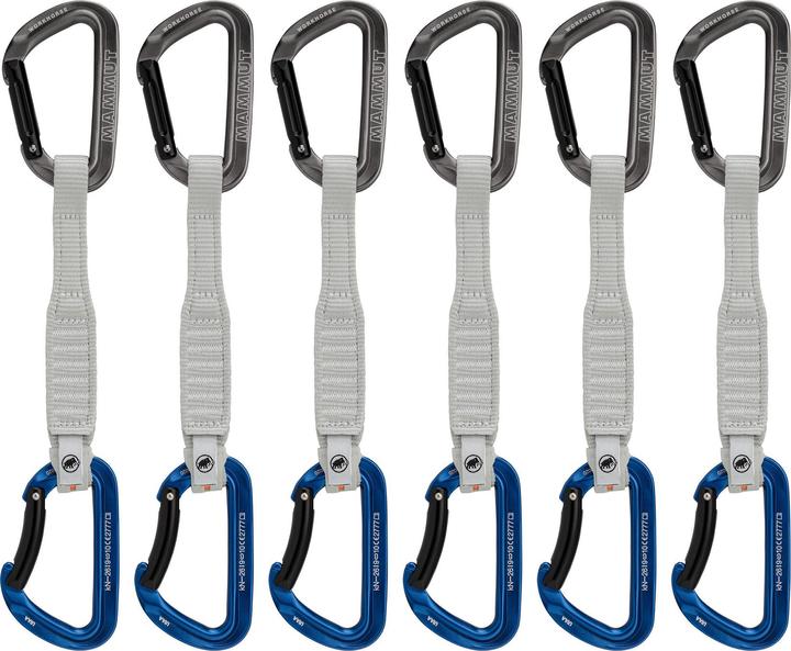 Actual product image Mammut Workhorse Keylock 17 cm 6-Pack Quickdraws