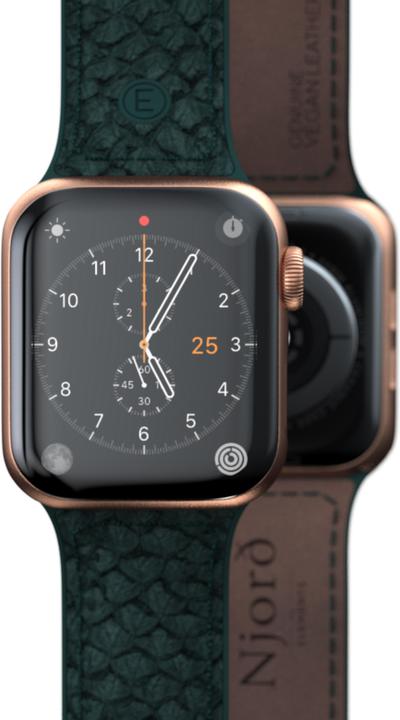 Immagine prodotto Njord Cinturino Jord Per (44 mm, 45 mm, Pelle Vegan, Pelle di salmone, Chiusura in acciaio inox)