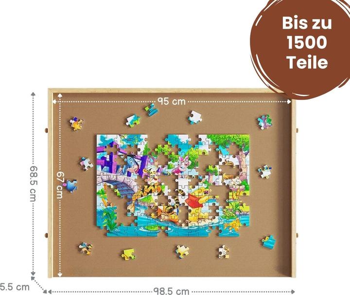 Immagine prodotto Hermex Tavola di puzzle con estrazioni Tavola di puzzle Base di puzzle (1500 pezzi)
