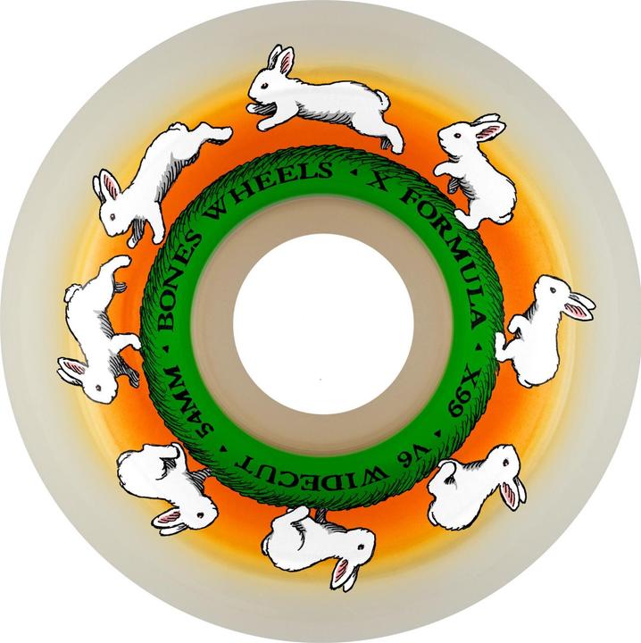 Bones Wheels 99A XF Runny Bunny V6 Wide-Cut (54 mm)