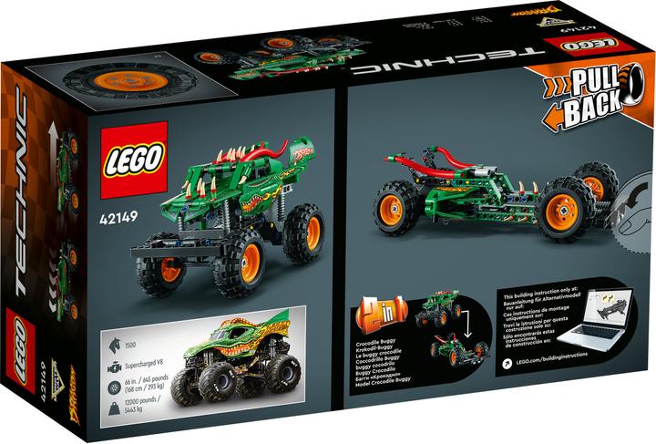 Actual product image LEGO Monster Jam Dragon (42149, LEGO Technic)