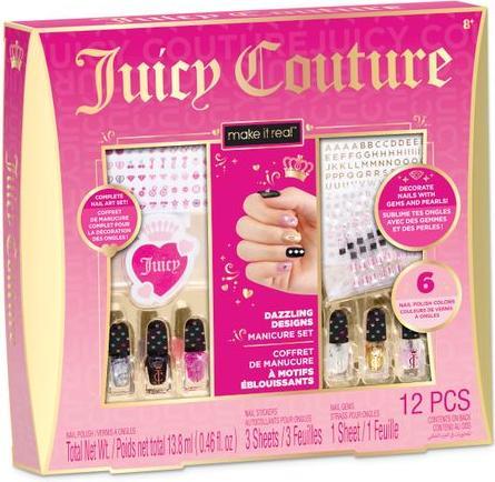 Actual product image Juicy Couture MAKE IT REAL Dazzling Designs Manicure Set