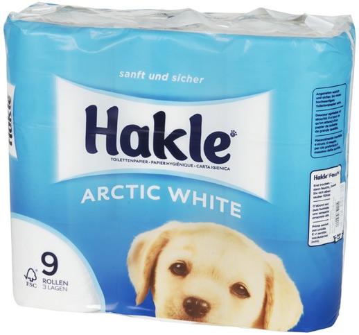 Actual product image Hakle Arctic White (9 x)