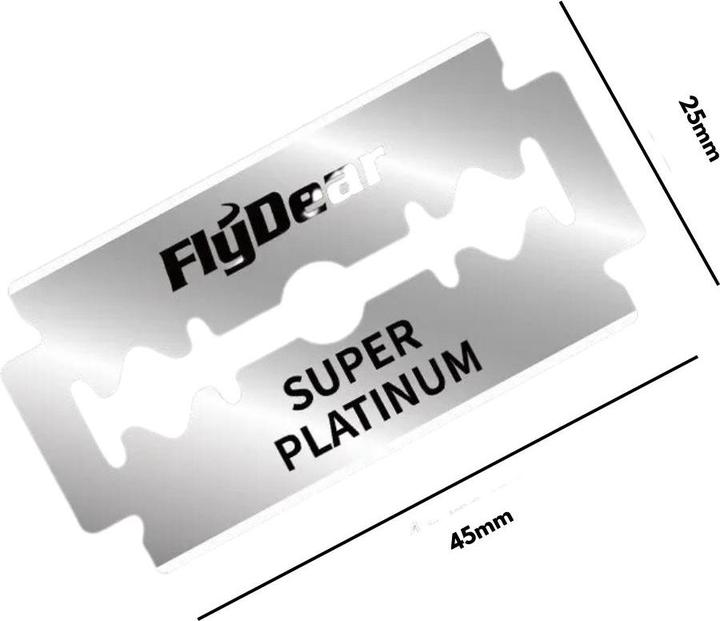 Image du produit FlyDear Lames de rasoir Super Platinum Stainless, Double Edge (10 pces) (10 x)