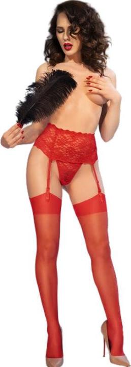 Image du produit Chilirose Cr 4718 Porte-Jarretelles Et Bas Rouge L (L)