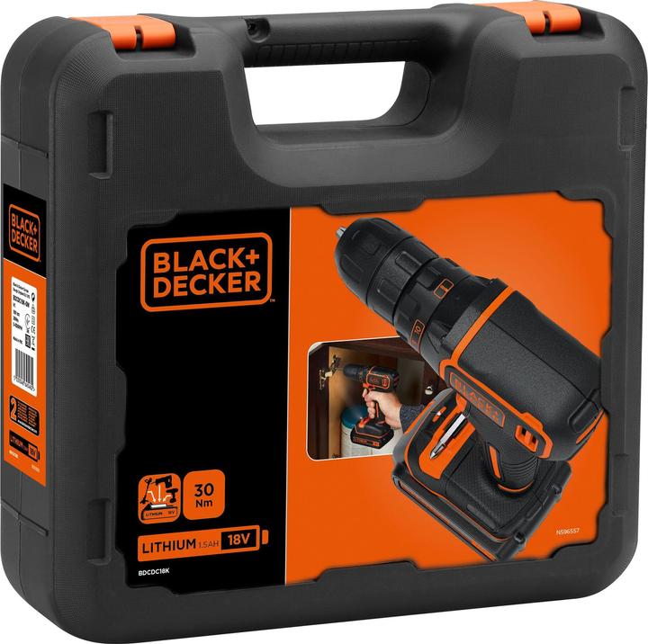 Immagine prodotto Black & Decker BDCDC18K (Batteria ricaricabile)