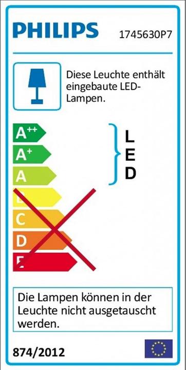 Label énergétique Philips Hue Base de Nyro (1000 lm)