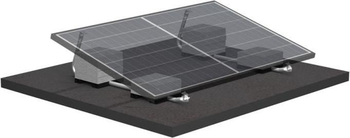 Solar-Pac Montagekit Flachdach 1150 mm für 1 Modul max (Matériel de montage du système solaire)