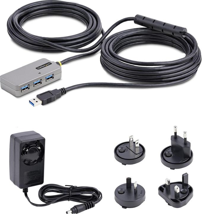 Actual product image StarTech com U01043-USB-EXTENDER, USB 3.2 Gen 1 (3.1 Gen 1) Type-A, USB 3.2 Gen 1 (3.1 Gen 1) Type-A (USB-A, 4 Ports)