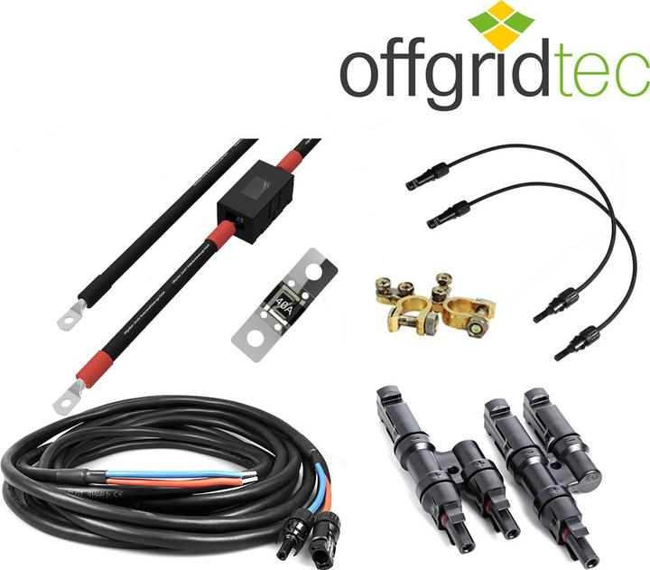 Image du produit Offgridtec ® MobileBlack L 310W Motorhome Solar System 30A MPPT DUO Charge Controller OLP PERC Solar Module (300 W)
