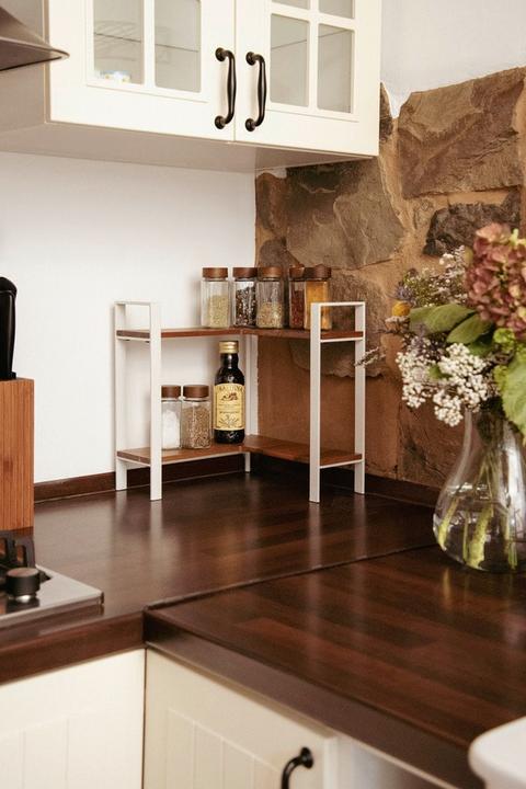 Actual product image Wenko Louisa kitchen corner shelf