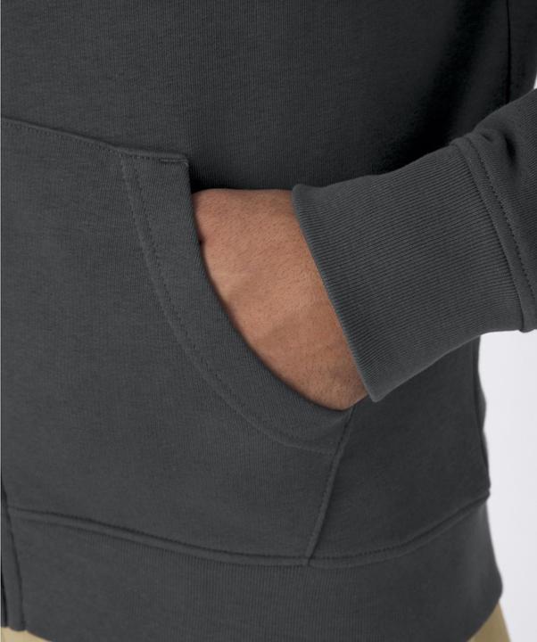 Actual product image B&C Organic Hoodie With Zipper (S)