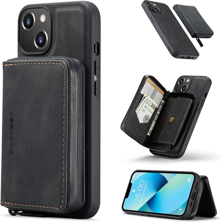 Immagine prodotto Cover-Discount iPhone 14 - Custodia con carte di credito nera (Apple iPhone 14)