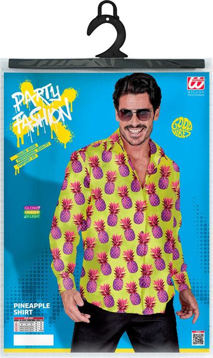 Produktbild Widmann NEON ANANAS PARTY FASHION HEMD (Hemd), XXL