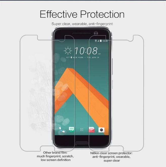 Actual product image Nillkin Super Clear (1 Piece, HTC 10, HTC 10 Lifestyle)
