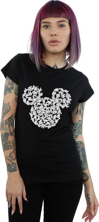 Immagine prodotto Disney Mickey Mouse Head Of Hands Maglietta Donna (XL)