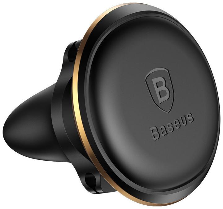 Produktbild Baseus Magnetic Air Vent Car Mount Holder with cable clip Gold