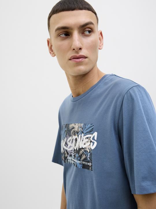 Actual product image Jack & Jones Jjhawaii Shape Tee Ss Crew Neck Ln (XL)