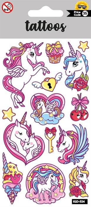 Image du produit Card Group Tatouage de licorne