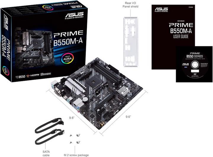Image du produit ASUS DUPLICATA PRIME B550M-A (AM4, AMD B550, mATX)