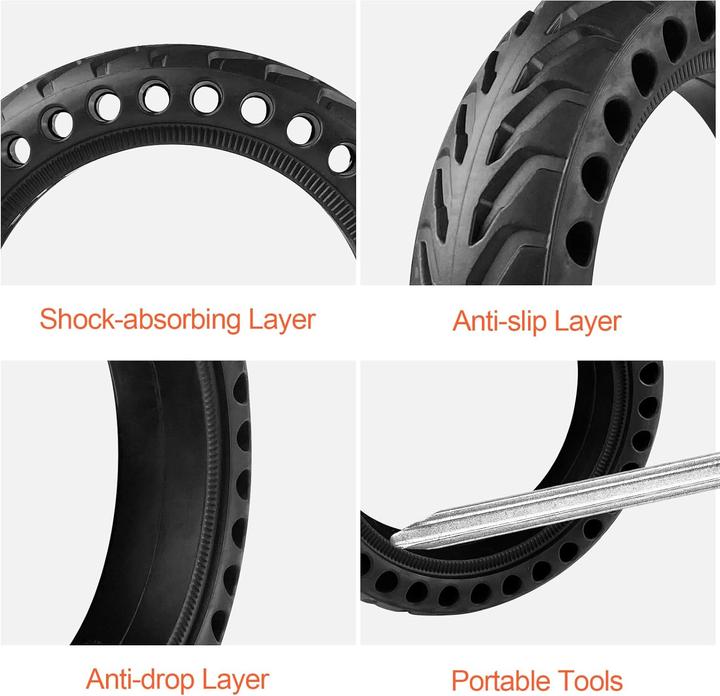 Actual product image Lectorias 2 x Scooter Reifen für Xiaomi M365