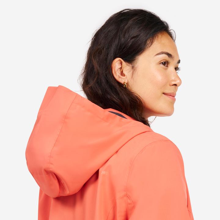 Produktbild Tribord Women’s long waterproof raincoat - Sailing 500 brick (S)