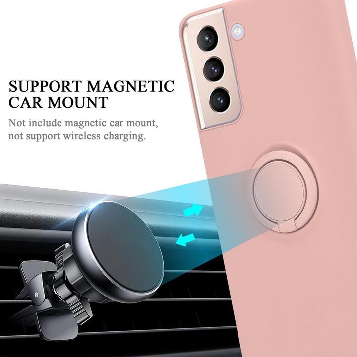 Image du produit Cadorabo TPU Liquid Ring Silicone Case Cover (Samsung Galaxy S21+)