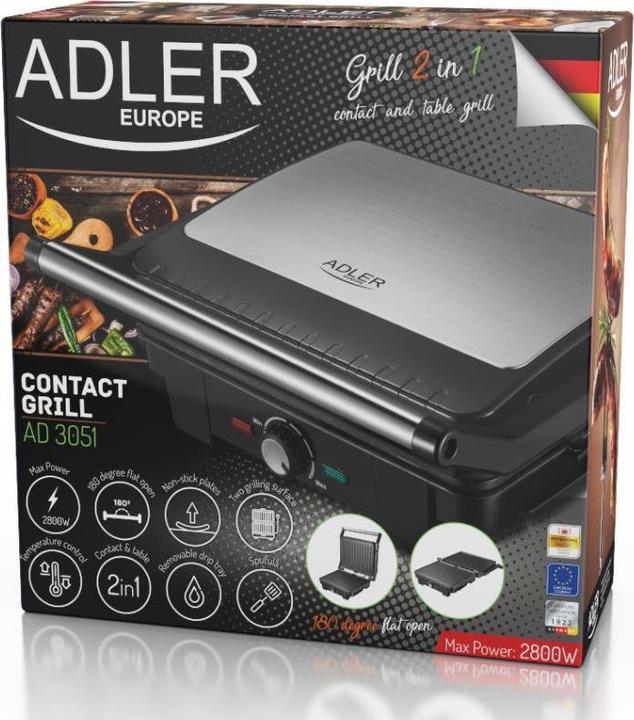 Actual product image Adler AD 3051 contact grill (EU plug)