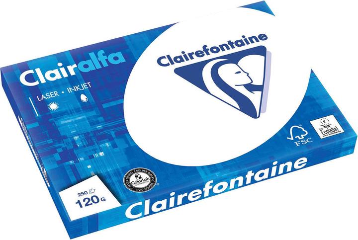 Image du produit Clairefontaine Clairalfa (120 g/m², 250 x, A3)