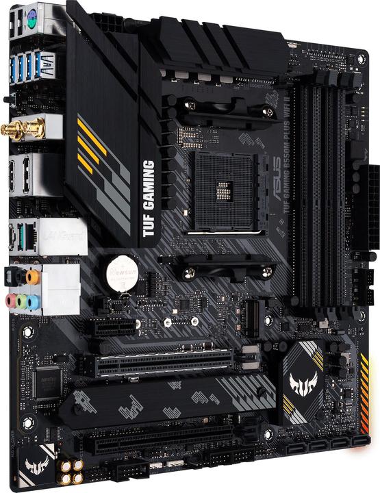 Actual product image ASUS TUF GAMING B550M-PLUS WIFI II (AM4, AMD B550, mATX)