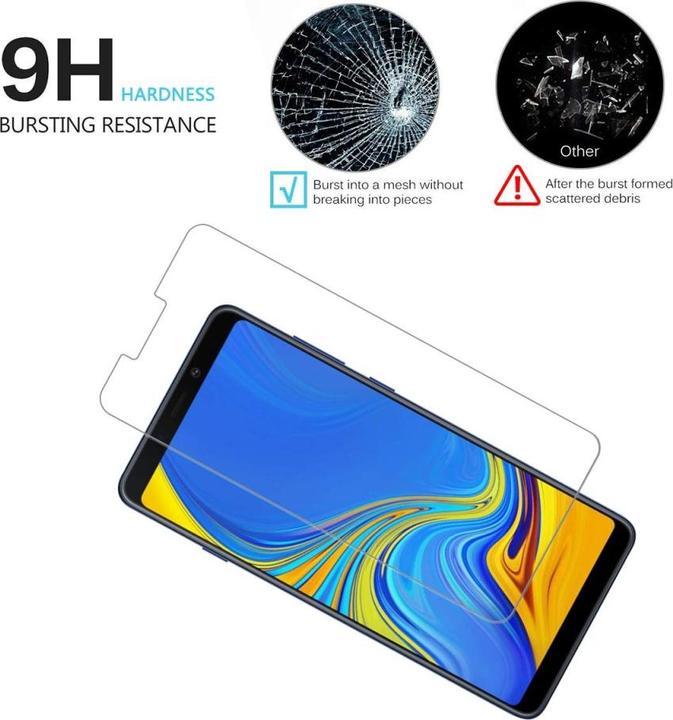 Produktbild Screenguard Samsung Galaxy A9 2018 Panzerglas Schutzfolie Case Friendly Design (1 Stück, Samsung Galaxy A9 (2018))