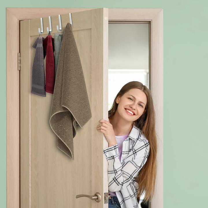 Immagine prodotto Relaxdays Set da 5 Ganci Sopraporta, per Vestiti