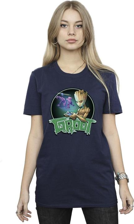 Produktbild Guardians Of The Galaxy Groot Gaming Ring TShirt (M)
