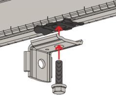 Actual product image Fischer Sliding nut FSM Clix P 8 (M8)