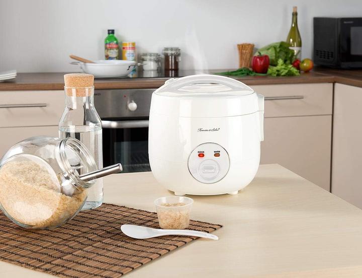 Immagine prodotto Rosenstein & Söhne Reiskocher mit Warmhalte-Funktion & Dampfgar-Einsatz