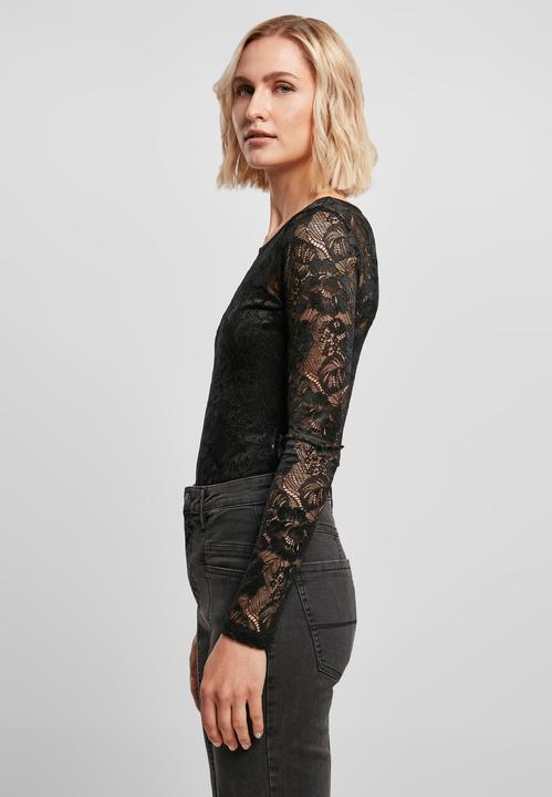 Actual product image Urban Classics Ladies Lace Longsleeve Body (S)