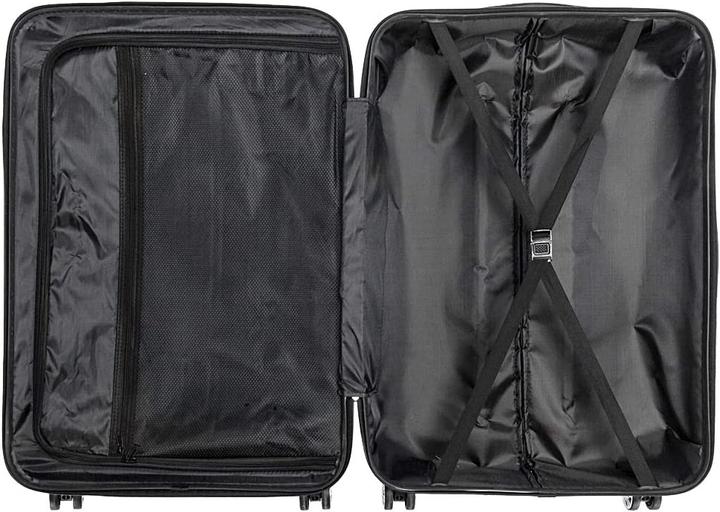 Image du produit Leadzm 4 rouleaux gris argenté (Bagage à main (jusqu'à 50l), M (50 - 90l), L (90 - 115l))