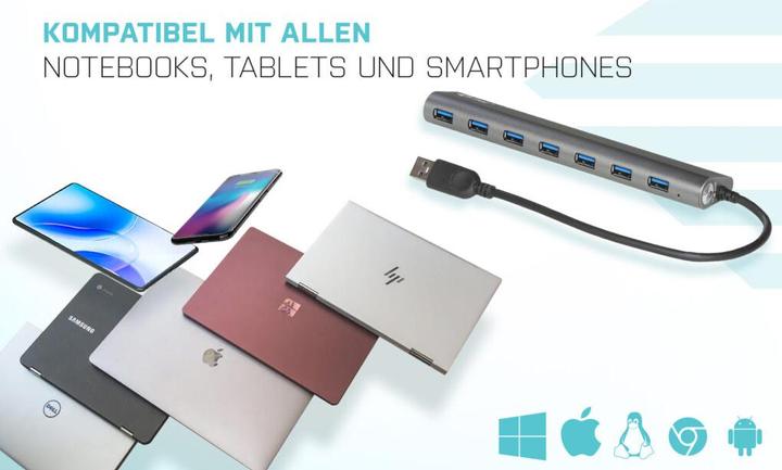 Produktbild i-tec U3HUB778 (USB-A, 7 Ports)